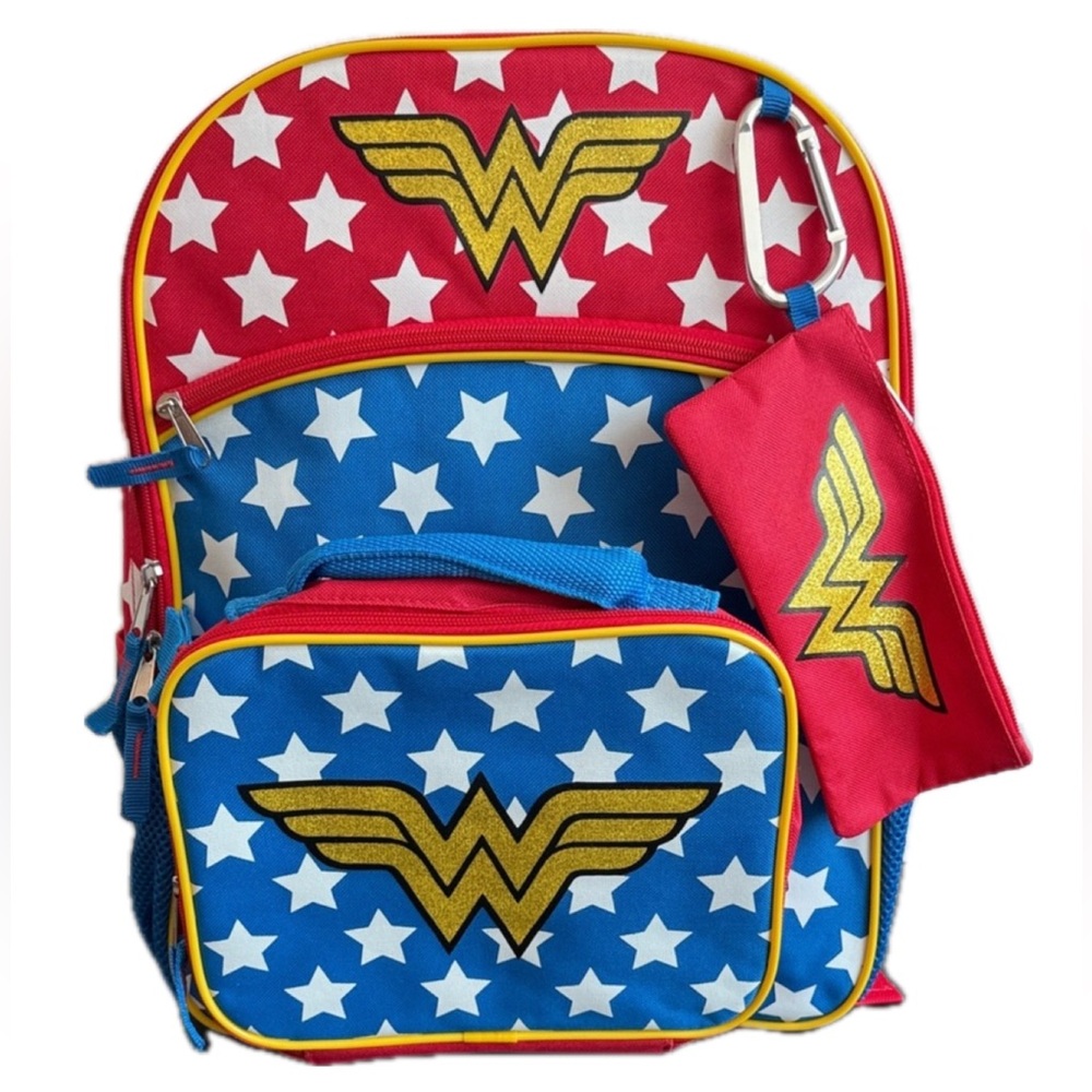 Wonder Woman Backpack and Pouch Set